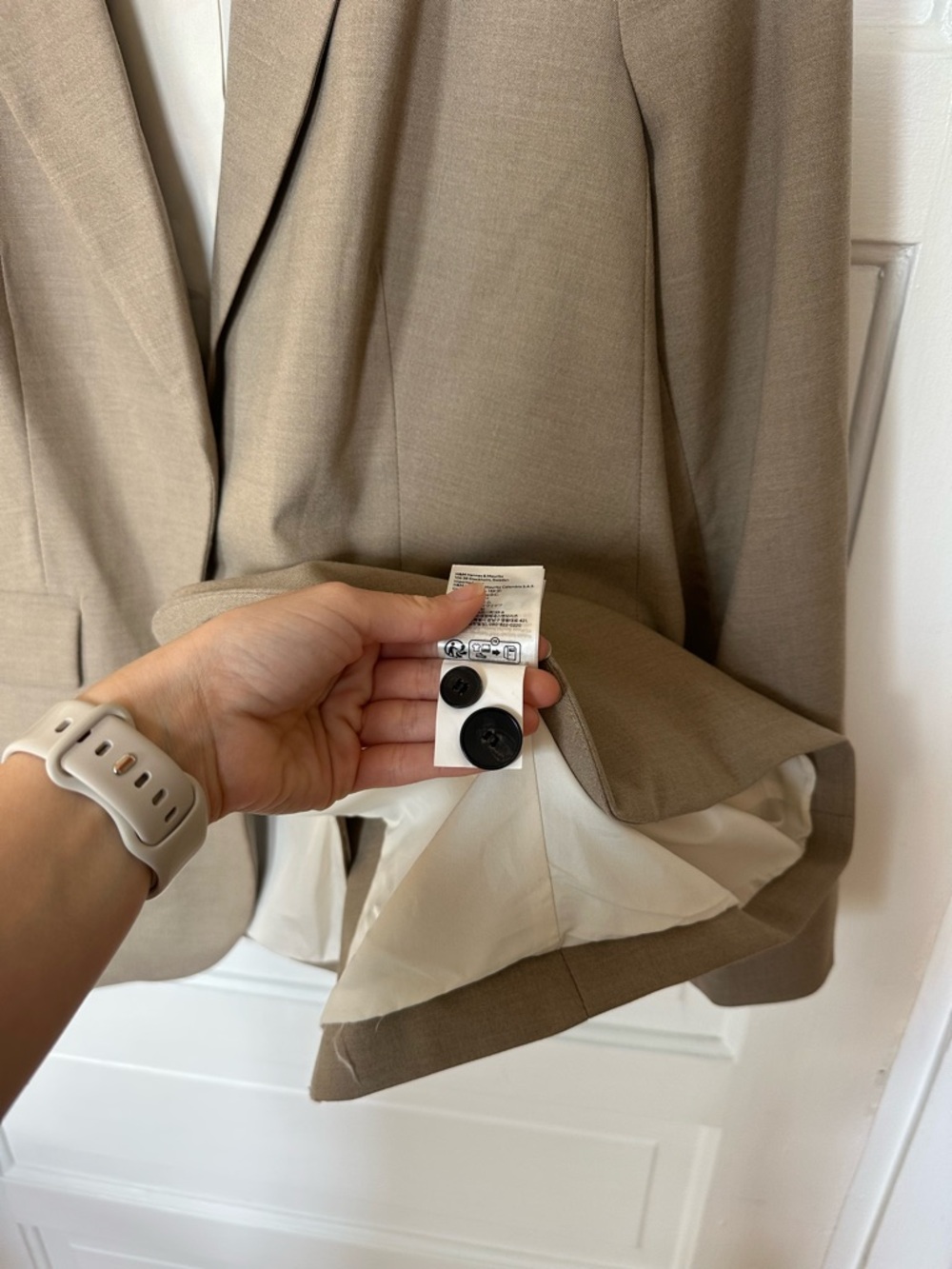 H&M SINGLE-BREASTED BLAZER - Picture 7 of 9